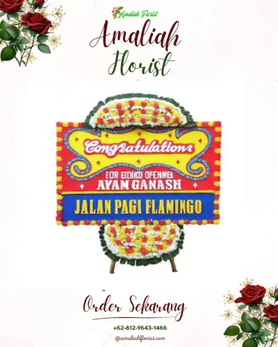 Bunga Papan Congratulation di Tenjolahang